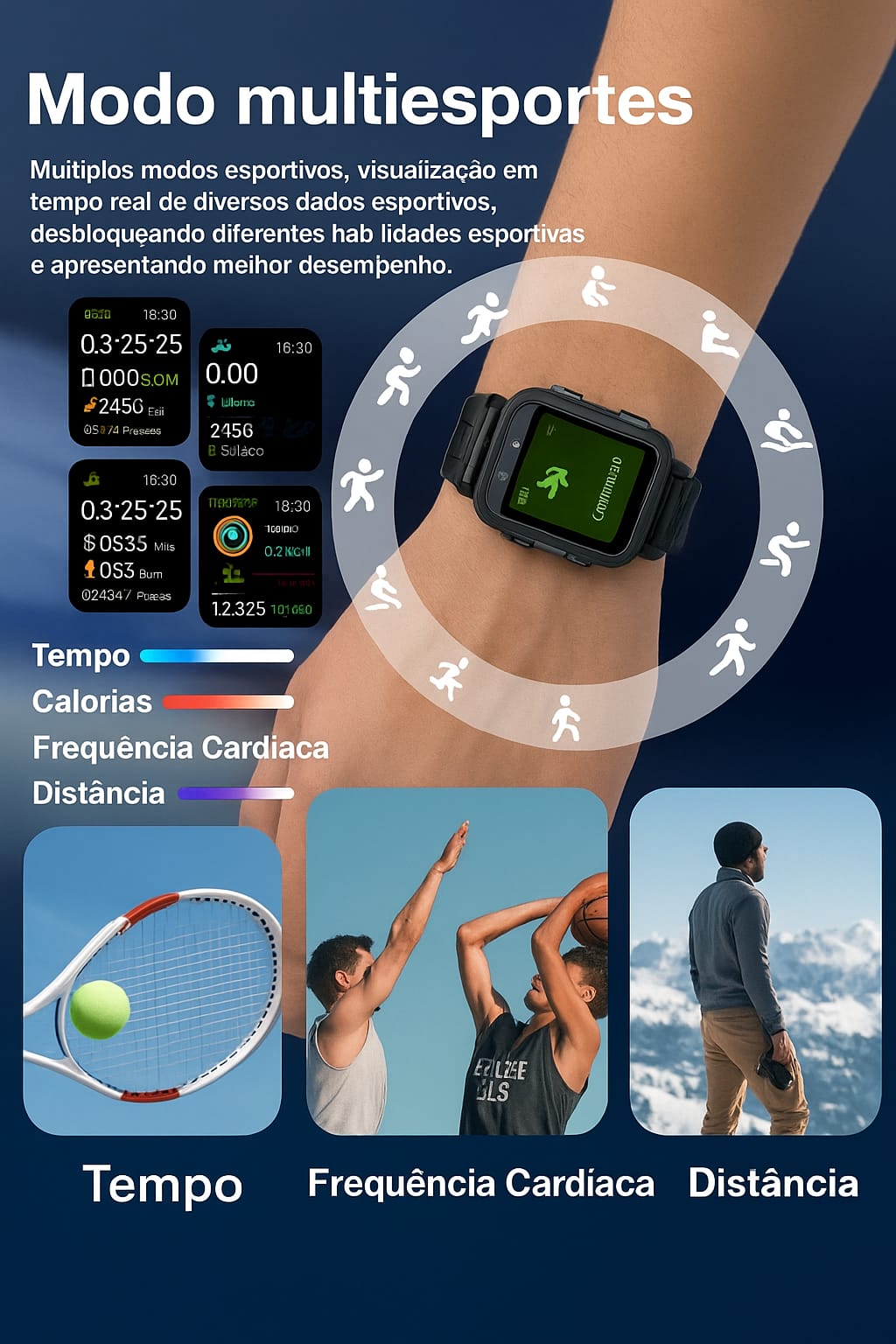 Smartwatch Militar LAXASFIT