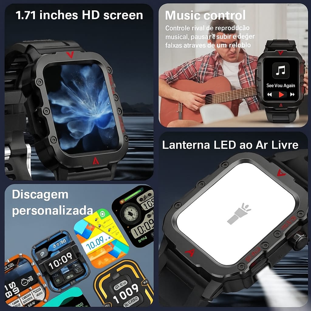 Smartwatch Militar LAXASFIT
